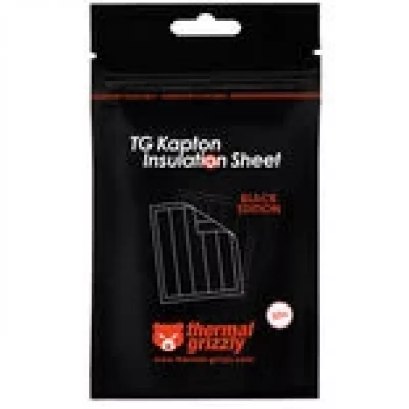 Thermal Grizzly Kapton Insulation Sheet 10 x 60 mm, 50 pcs, black