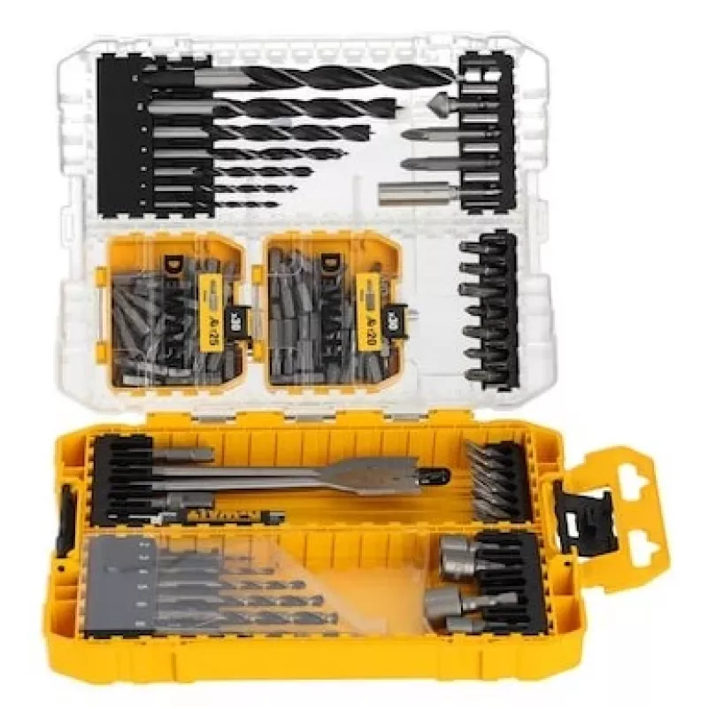 DeWalt set of 100 Pozi screws — fasteners kit, assorted sizes for wood and metal applications