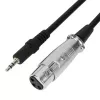 PC microphone MEDIA-TECH MT397S — wired, XLR in, 20–20000 Hz, 150 Ω, -32 dB, 2.4 m cable, desktop stand, black