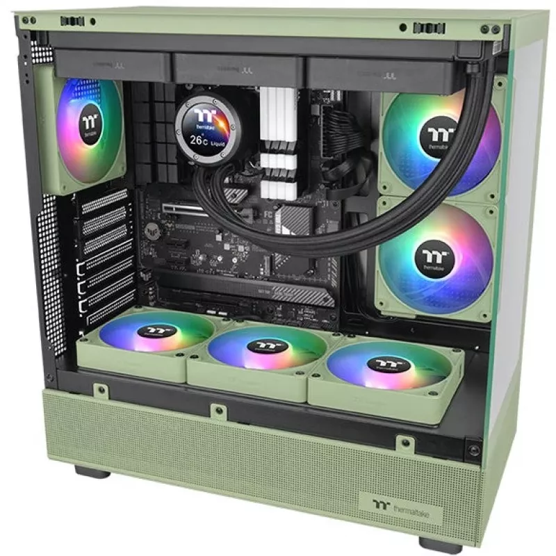 Thermaltake CT140 EX Reverse ARGB 140mm Fan 3-Pack - Matcha Green