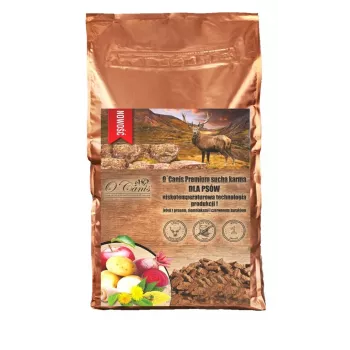O'CANIS Deer with millet, potatoes, and red beet - dry dog food - 6kg