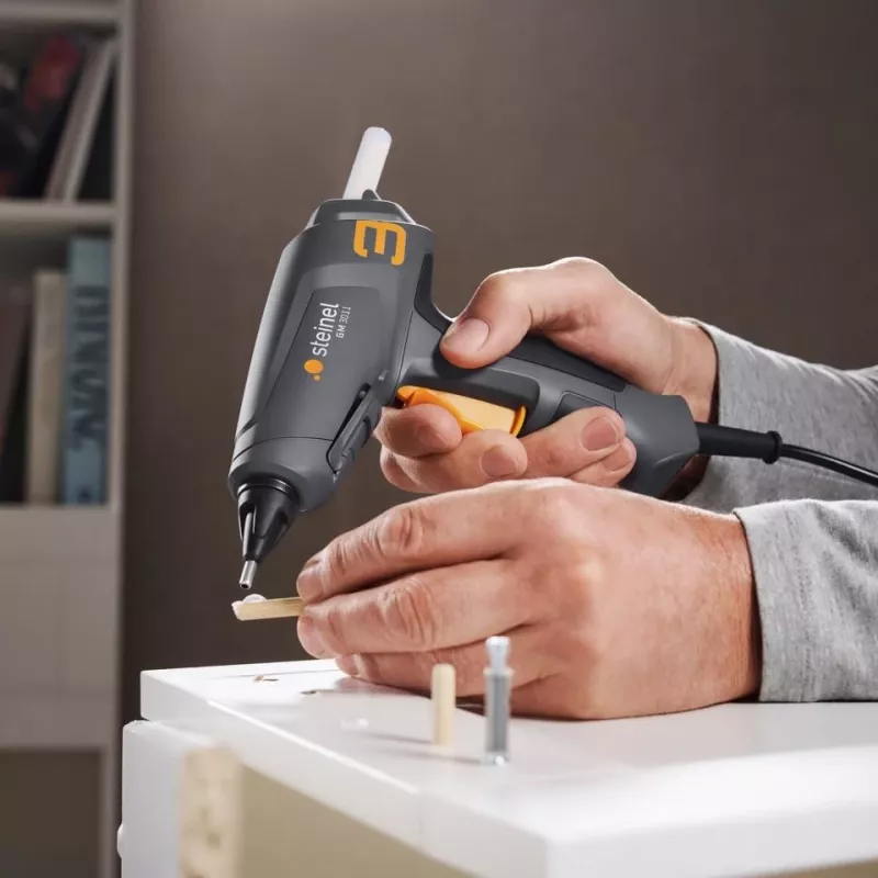 Hot glue gun STEINEL Gluematic 3011 45 W Grey Orange