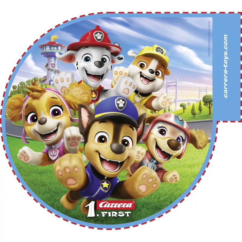 Toy Racetrack CARRERA FIRST Paw Patrol On the Track model 20063056 — children's slot car set