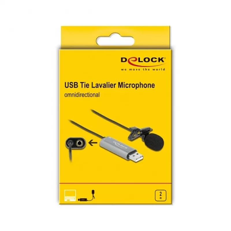 Lavalier Microphone DeLOCK 66638