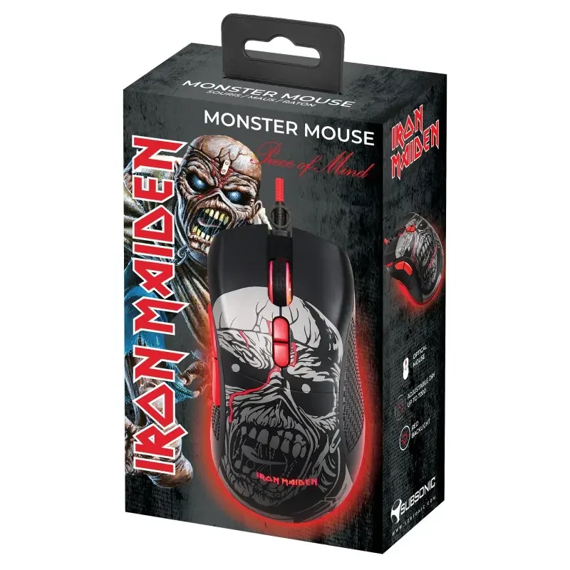 Gaming Mouse Subsonic Iron Maiden Piece Of Mind USB