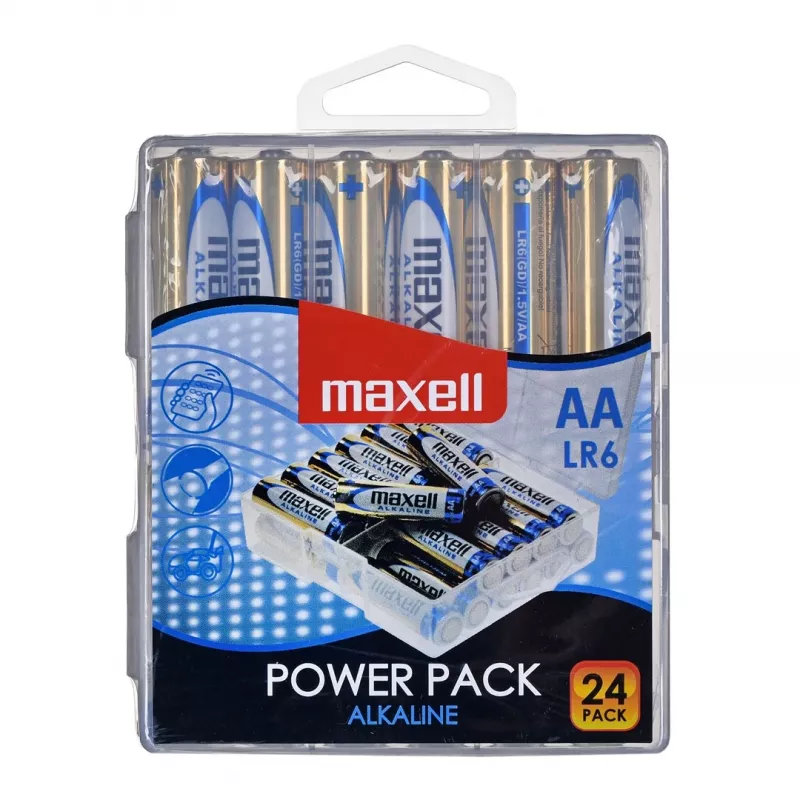 MAXELL Battery alkaline LR6 VALUE BOX, 24 pcs.