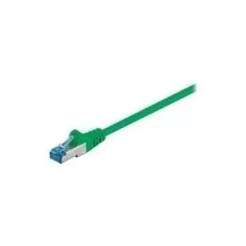 Wentronic Goobay CAT 6a Patch Cable, S/FTP (PiMF), Green, 5 m - LSZH Halogen-Free, Copper (93816)