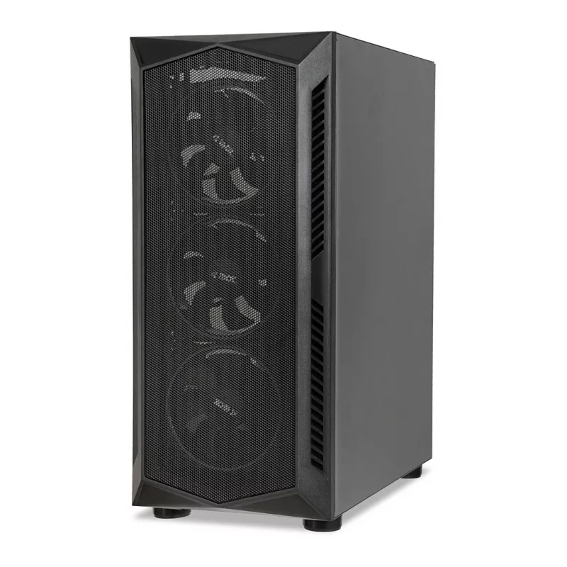 PC Case IBOX LUPUS 27 Midi Tower ATX, tempered glass, RGB, 455×200×380 mm, supports ATX, GPU up to 32 cm