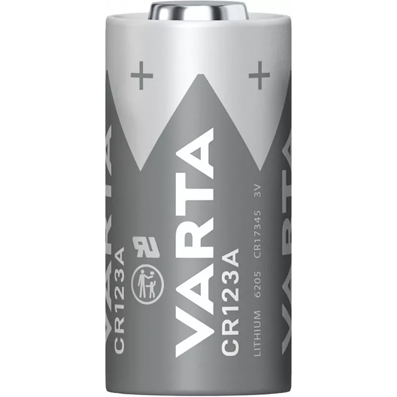 Varta Lithium CR123A 3V 1600mAh Camera Battery