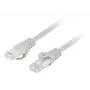 Networking cable LANBERG PCU6-10CU-0150-S Cat6 U/UTP RJ-45 to RJ-45 1.5 m Grey