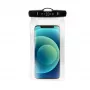 Protective waterproof universal mobile phone case FIXED Fixed Float — Black, universal fit, waterproof sleeve
