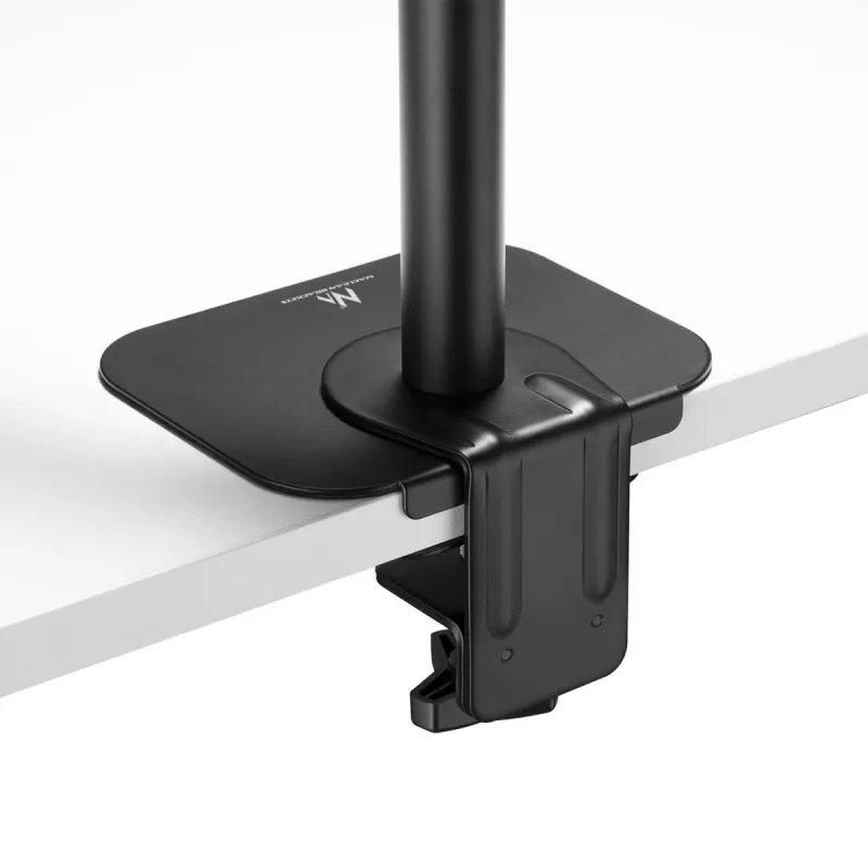 Maclean MC-929 Tabletop Reinforcement Plate for Monitor Desk Mounts, Black