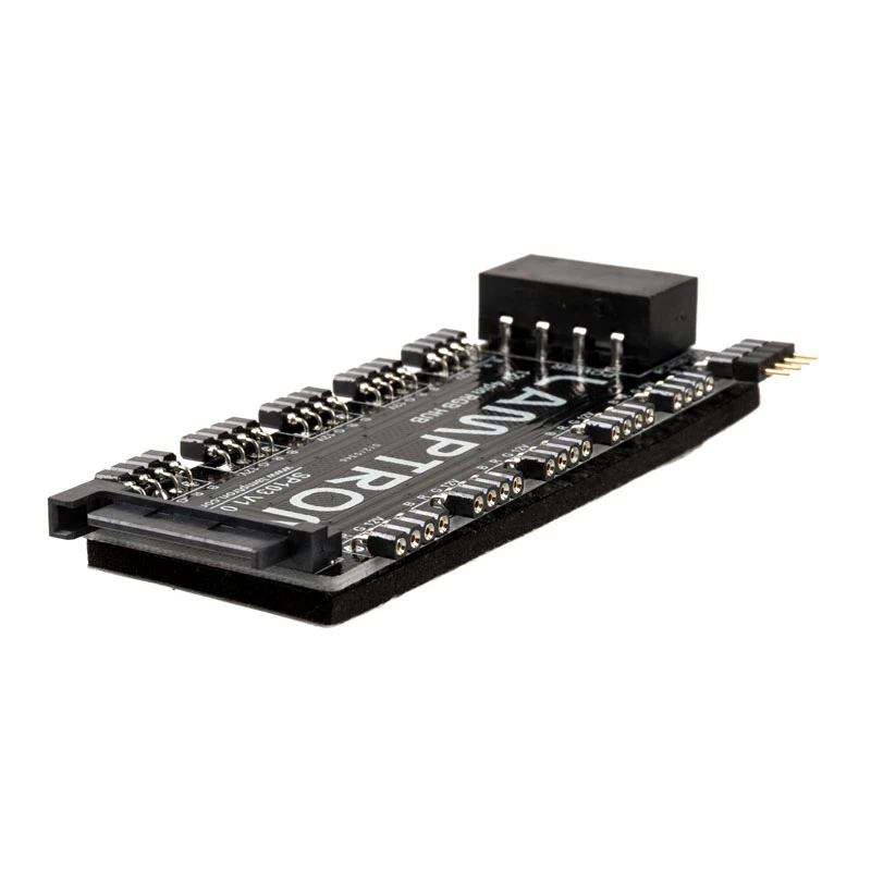 RGB Hub Lamptron SP103 10x for Aura Sync, Fusion, Mystic — 10-channel RGB controller