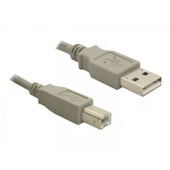 USB Cable DeLOCK 82216 USB 2.0 3m USB A USB B Grey