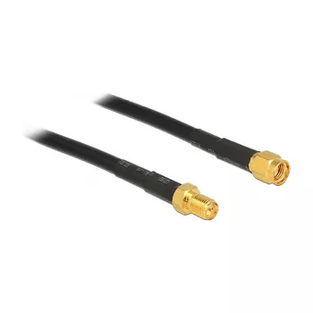 Coaxial Cable DeLOCK CFD200 3m RP-SMA Black