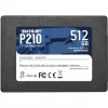 2.5 inch SATA III SSD PATRIOT P210 512 GB — 500 MB/s read, 400 MB/s write