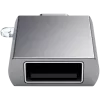 Satechi USB-C adapter to USB 3.0 Space Gray noble design & high quality - compact design - - - (179979)
