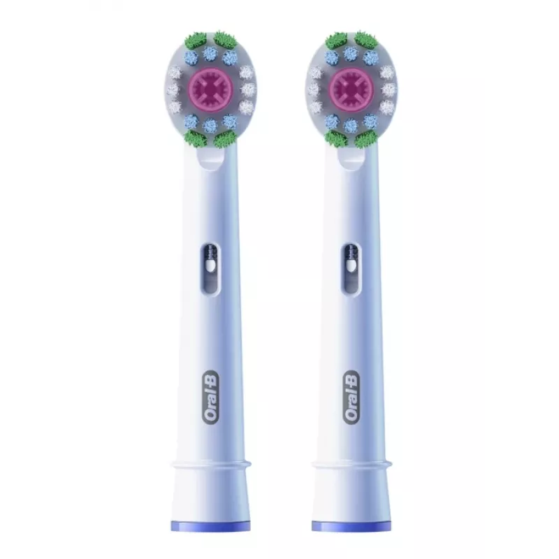 Toothbrush heads Oral-B 3D WHITE EB18-2 – replacement heads, pack of 2