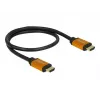 HDMI cable DeLOCK 85729 2 m HDMI Type A Standard Black Gold