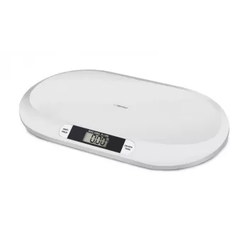 Electronic infant scale ESPERANZA EBS019 — capacity 0.03–20 kg, 0.01 kg division, large 60×25 mm LCD, white