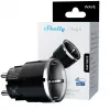 Smart plug Shelly Wave Plug S Z-Wave 800 Black — Z-Wave 800 smart outlet, 230V/12A, 2500W, power metering