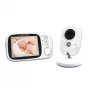 Video baby monitor ESPERANZA EHM002 camera 3.2 inch display, 320×240, 50 m range, LiPo 750 mAh, white