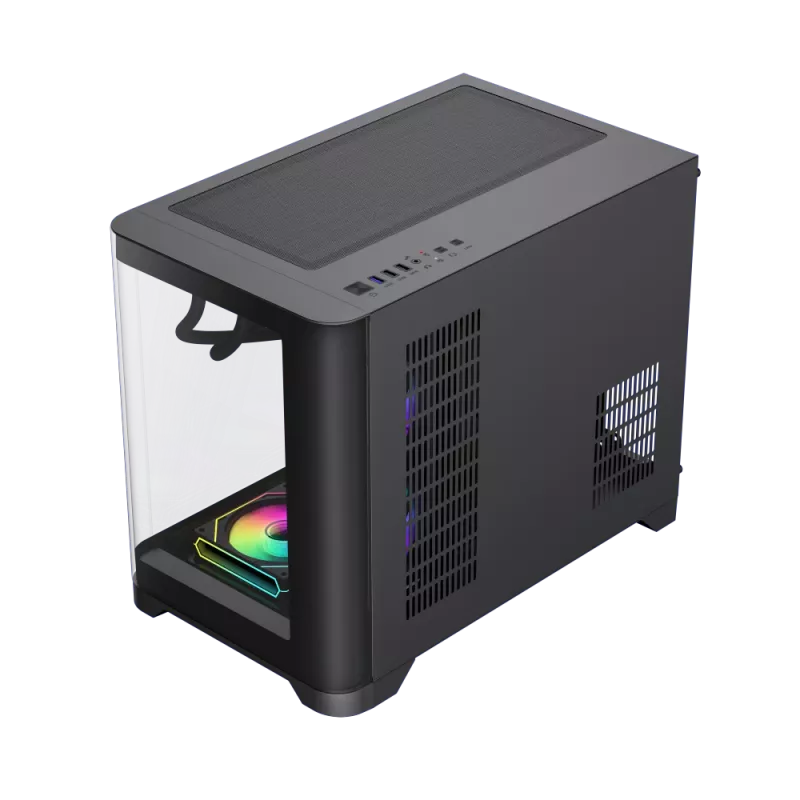 Gamemax Case | HYPE-M BK | Black | Micro | Power supply included No