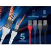 Tracer 47486 USB A - Lightning M/M 1m Cable Red