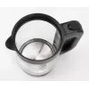 Electric kettle JATA 1.2 L 1500 W Black Transparent