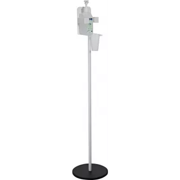 Disinfection Stand EUROLITE 80703006 white — freestanding sanitizer dispenser stand