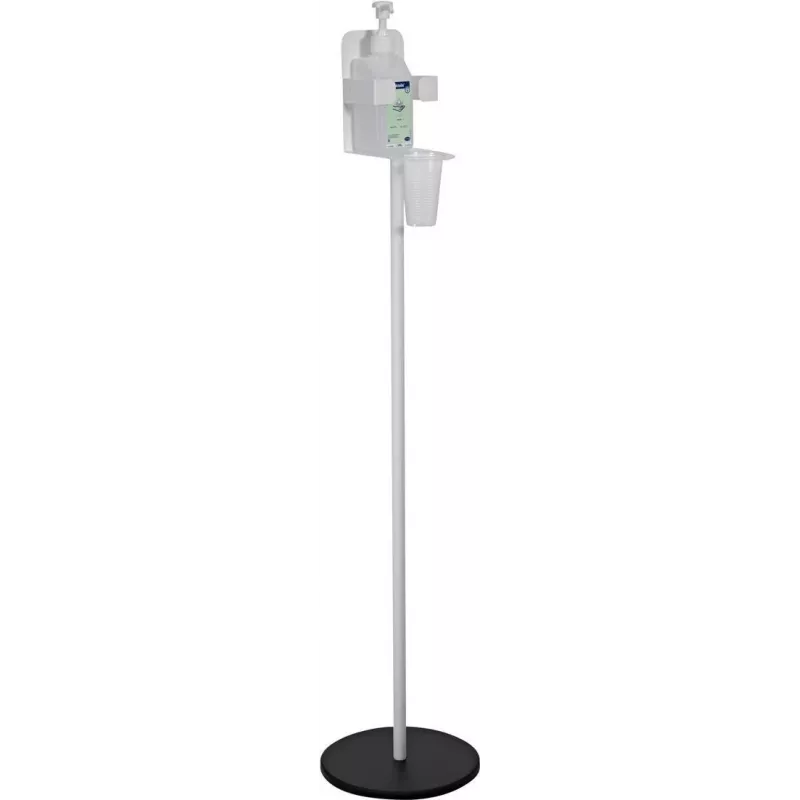 Disinfection Stand EUROLITE 80703006 white — freestanding sanitizer dispenser stand