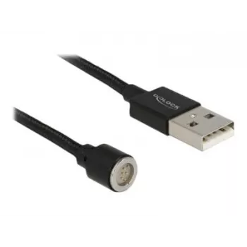 USB cable DeLOCK 85724 USB 2.0 1.1 m Black