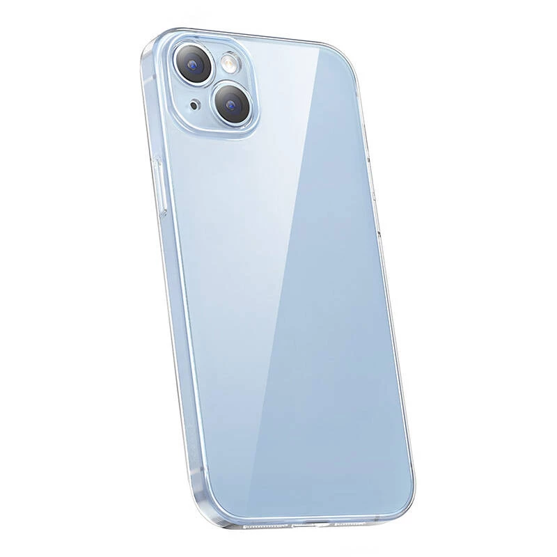 Protective case Baseus Crystal Series for iPhone 14 Plus with tempered glass back