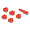 Port blocker DeLOCK 20928 RJ-45 Red Plastic 11 pcs