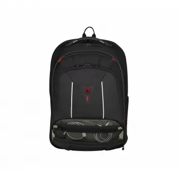 Wenger Carbon Pro Business Backpack with 15.6 Laptop Sleeve and Tablet Pocket Black (653129)
