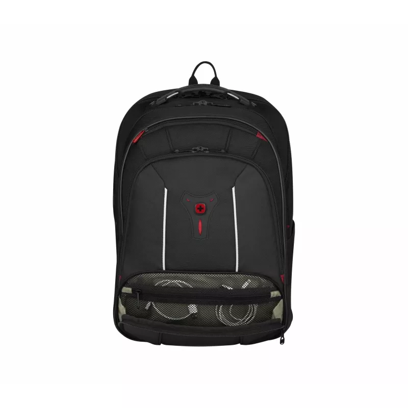 Wenger Carbon Pro Business Backpack with 15.6 Laptop Sleeve and Tablet Pocket Black (653129)