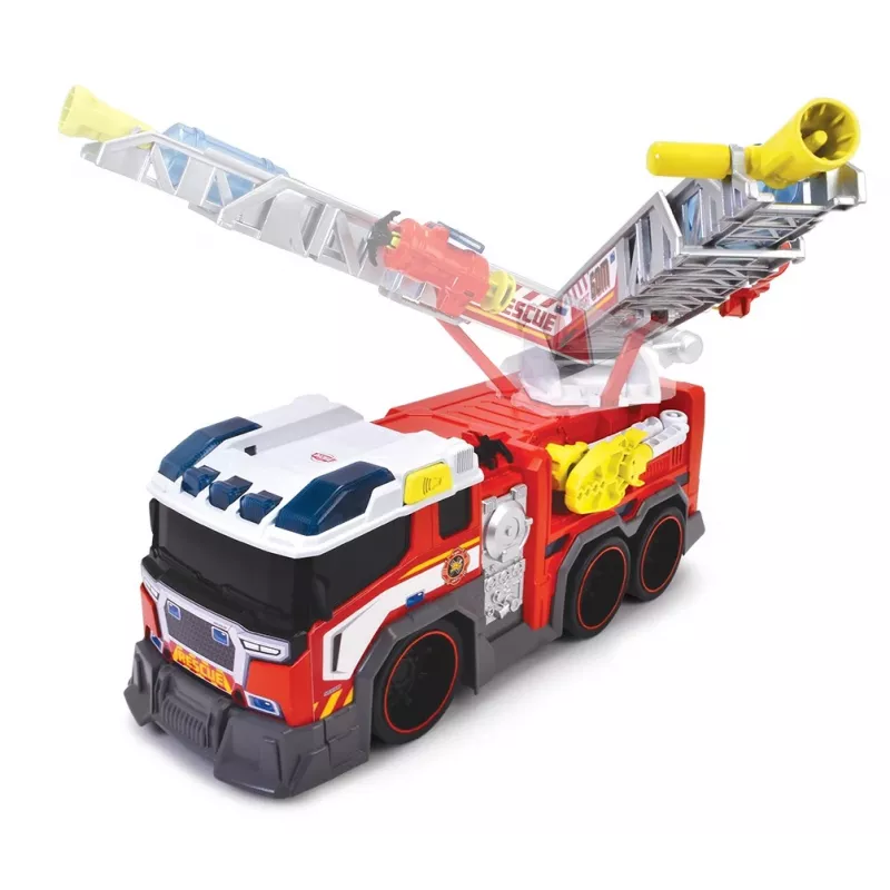 Fire truck toy Dickie model 203307000 — battery-powered, for ages 3+, colors: black/blue/red/white/yellow