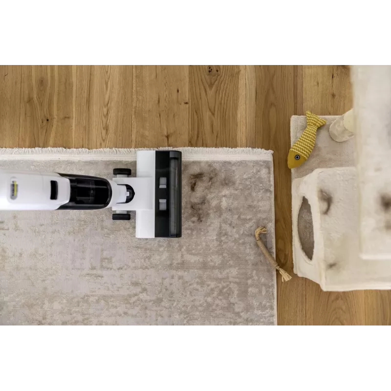 Floor washer vacuum Karcher FCV2 Natural N 1.056-101.0 — battery 21.6V, runtime 25 min, 160W, dry & wet, bagless, LED display