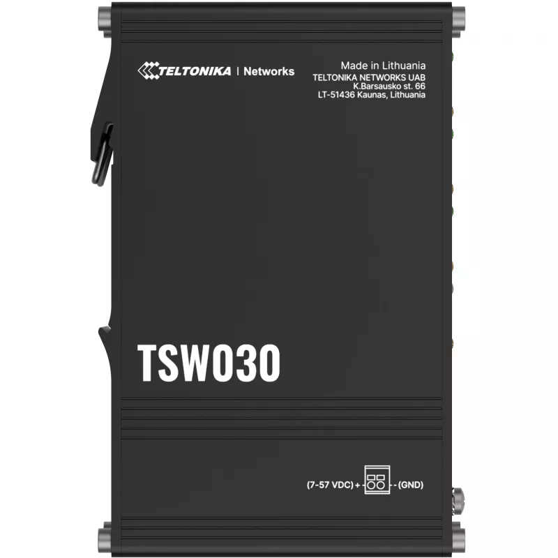 Teltonika TSW, Unmanaged 8 Port Industrial Ethernet Switch