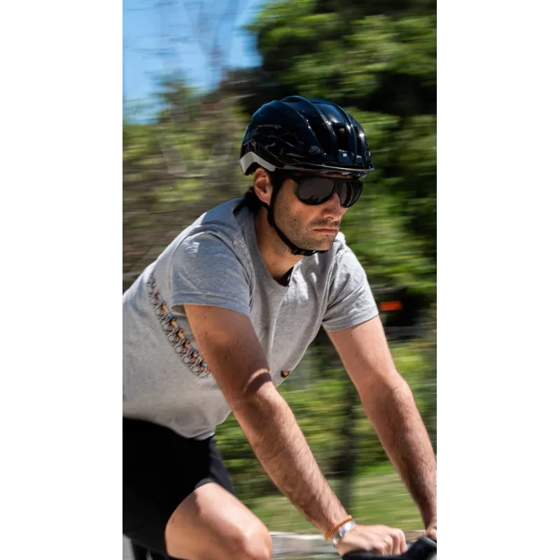Bike helmet HJC CROSSER MT Khaki Green size S — cycling protective helmet