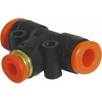 T-piece Antari FTA-664 for fluid lines, 2×6 mm and 1×4 mm connections