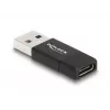 DeLOCK 60001 Cable Gender Changer USB A USB C Black
