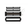 Cable management panel Lanberg AK-VDP103-B Steel Black 482.5mm
