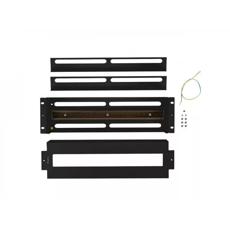 Cable management panel Lanberg AK-VDP103-B Steel Black 482.5mm