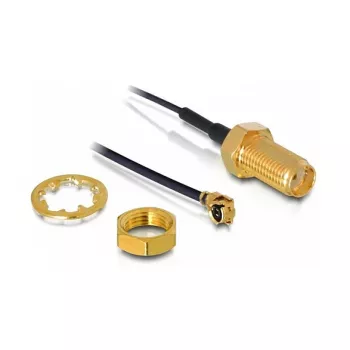 Wire Connector DeLOCK 88417 I-PEX M SMA F Black