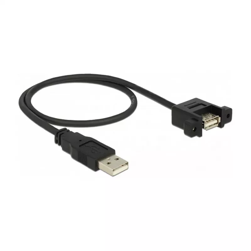USB Cable DeLOCK 85461 USB 2.0 0.5m Black