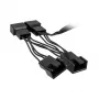 Fan splitter cable Kolink 1-to-4 PWM 35 cm, 4-pin PWM to 4×4-pin PWM + SATA