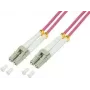 LogiLink FP4LC11 Fibre Optic Cable 100 m OM4 Pink (FP4LC11)
