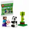 LEGO Minecraft Steve and Baby Panda 30672 Polybag
