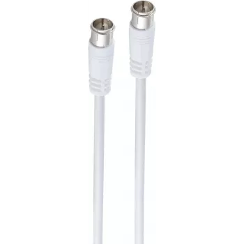 Coaxial cable ShiverPeaks BS80108-128 10 m F-type White